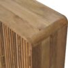 T Bar Ridged Cabinet - Brown - Image 5