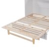 Full Size Murphy Bed With Large Drawers, Space Saving Design - White - Image 5