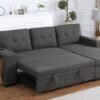 3 Piece Upholstered Sectional - Dark Gray - Image 14