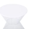 Contemporary Nevada Side Table With Mesh Design - Matte White - Image 7