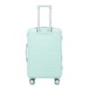 Set 3 Pieces 20" / 24" / 28" Abs Spinner Wheel Luggage, Matching Color, With Combination Lock - Mint Green - Image 26