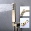 10" Rain Shower System With Stainless Steel Faucet Sets - Brushed Gold - Image 2