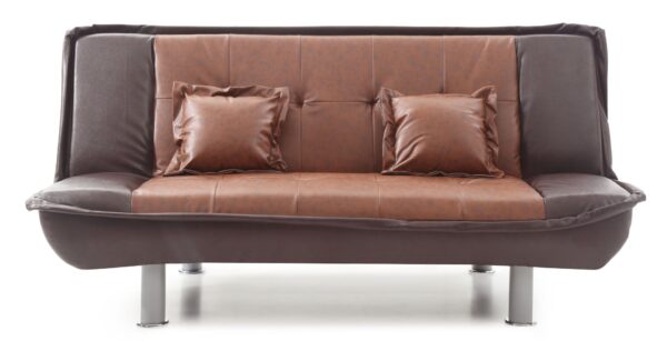 Lionel - Upholstered Sofa Bed - Burgundy
