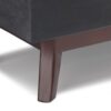 Owen - Small Rectangular Storage Ottoman - Distressed Black - Image 4