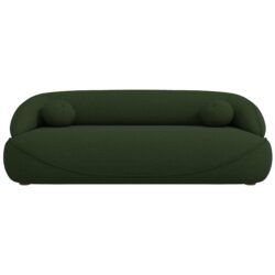 Andrew - Boucle Sofa - Dark Green