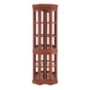 Corner Curio Cabinet With 5 Shelves And Lighting System (E26 Light Bulb Not Included) - Walnut - Image 7