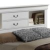Louis Phillipe - Queen Storage Bed - White - Image 2