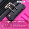 Hardshell Luggage Sets 3 Piece Gradient Color Expandable Suitcase With Spinner Wheels And Tsa Lock Lightweight 20" 24" 28" Available - Purple / Pink - Image 15