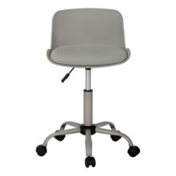 Office Chair, Adjustable Height, Swivel, Ergonomic, Contemporary & Modern - Gray