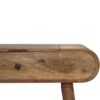 Mini Round Dressing Table - Oak - Image 6