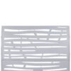 Outdoor & Indoor Privacy Screen Metal Privacy Screen, Freestanding Decorative Screen For Deck Balcony Patio - White - Image 10