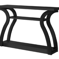 Accent Console Table For Entryway, Versatile Use - Black