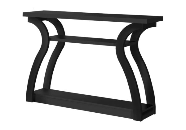 Accent Console Table For Entryway, Versatile Use - Black
