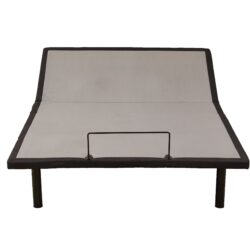 Ergonomic Queen Size Adjustable Bed, Zero Gravity Base - Gray