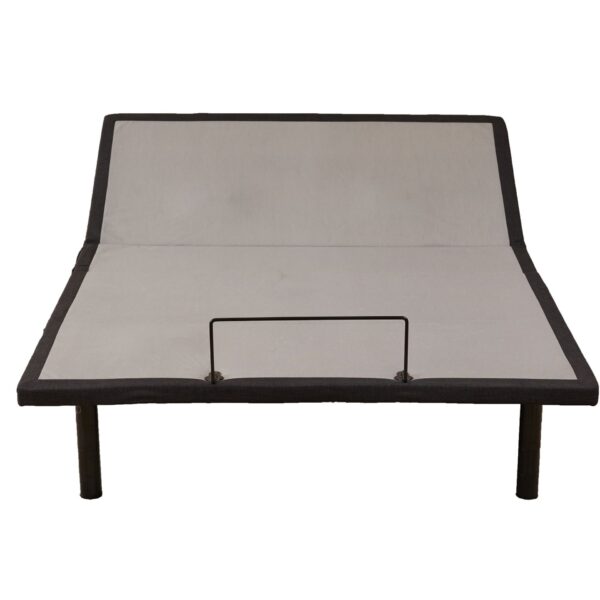 Ergonomic Queen Size Adjustable Bed, Zero Gravity Base - Gray