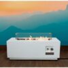 Outdoor Fire Pit Table With Lid - White - Image 4