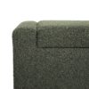 Textured Fabric Ottoman Bench With Hinged Lid - Blackish Green - Image 14