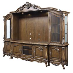 Latisha - Entertainment Center - Antique Oak