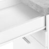File Cabinet, Rolling Mobile, Storage Drawers, Printer Stand, Office, Cement Contemporary & Modern - White - Image 7