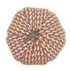Pumpkin Ornament Decor For Holiday Harvest Festival Fall Festival & Thanksgiving (Set of 2) - Orange Multi - Image 8