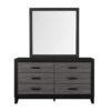 Soluto - Dresser - Gray / Black - Image 4