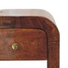 Darcy - Mini Nightstand With Curved Edges - Brown - Image 6