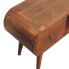 Circular TV Unit - Chestnut - Image 4
