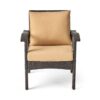 Honolulu - 4 Pieces Wicker Set Outdoor Seating - Brown / Tan With - Image 9