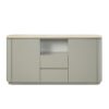 Ingram - Ceramic Top Server - Light Gray - Image 2