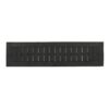 Realm - Outdoor Bench With Slat Panel Top And Base - Dark Gray - Image 6