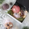 Christmas Ball Ornaments, Glass Decorative Hanging Ball Christmas Tree Ornaments For Holiday Party Decorations (Set of 4) - Red - Image 8
