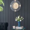 Round Moving Gear Roman Numeral Clock - Multicolor - Image 4