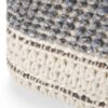 Grady - Square Pouf - Blue / Natural - Image 4