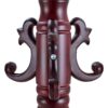 Modern Hanger Multifunctional Coat And Hat Rack With Resin Stainless Steel Storage Optional Crabapple - Walnut - Image 4