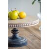 Wooden Display Stand With Beaded Trim - Black Brown - Image 3
