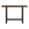 Accent Console Table For Entryway, Contemporary & Modern - Brown - Image 4