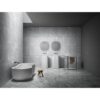 Carrara Marble Marble Marble For Wall And Floor Polished Marble Tile (Set of 4) - Gray - Image 2