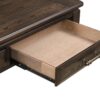Traditional Cocktail Table With Storage - Mahogany - Image 4