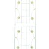 2 Pack Metal Garden Trellis Rustproof Trellis For Climbing Plants Outdoor Flower Support - Cream White - Image 11