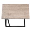 Accent Table, C - Shaped, Contemporary And Modern - Taupe / Black - Image 3
