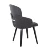 Dahlia - Contemporary Dining Chair (Set of 2) - Gray / Black - Image 4
