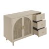 2 Door 3 Drawer Cabinet, Suitable For Bedroom - Natural - Image 11