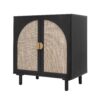 2 Door Cabinet, Suitable For Bedroom - Black - Image 8
