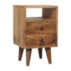 Mini Classic Open Nightstand - Oak - Image 3