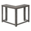 Corner Accent Console Table For Entryway, Contemporary And Modern - Gray - Image 4