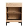 Modern 24" Bathroom Vanity Base With Basin And Storage Cabinet - Oak - Image 13