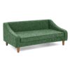 Modern Durable Elevated Dog Sofa Bed With Irregular Armrest Design Comfortable Soft Pet Sofa Foam Material - Green - Image 10
