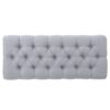 Hilton - Ottoman Bench With Classic Button Tufting - Light Gray - Image 11