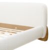 Alpine - King Puffy Modern Platform Bed - Ivory White - Image 7