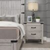Alexandria - Nightstand, Mountain Mist Finish - Gray - Image 2